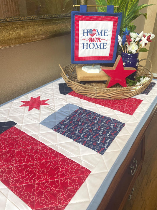 Fireworks Frenzy Table Runner – 39” x 18” | Table Décor