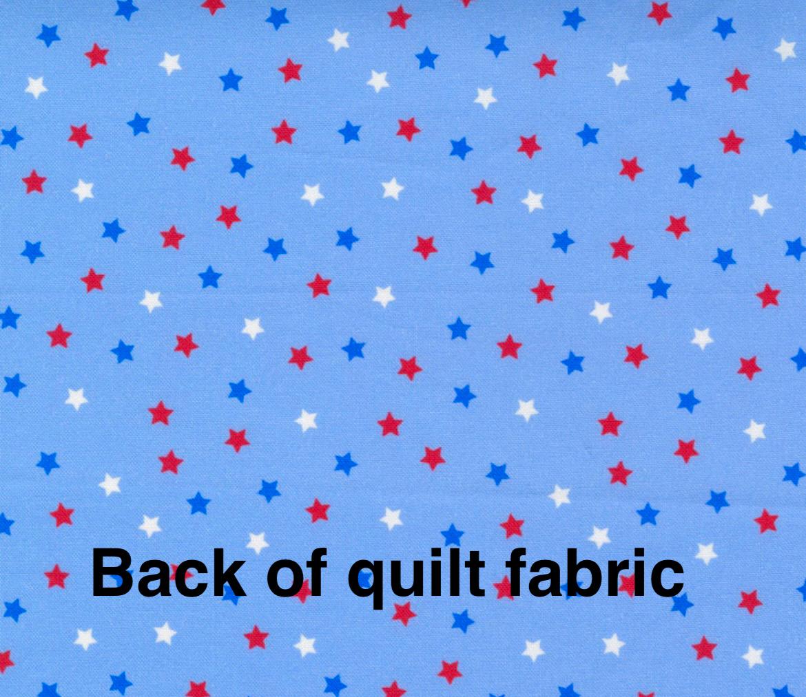 Handmade Patriotic Throw Quilt 55” x 65”– Stars & Stripes MODA Americana Fabric